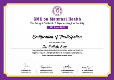 2021 Certificate 1