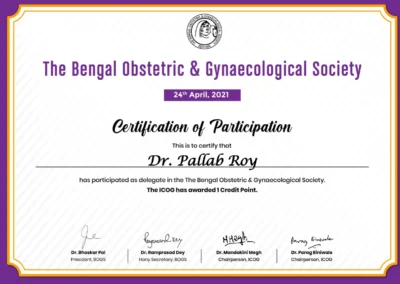 2021 Certificate 1