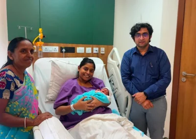 Dr Pallab Roy With a Happy Patient