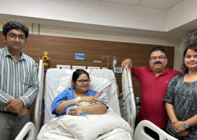 Dr Pallab Roy With a Happy Patient