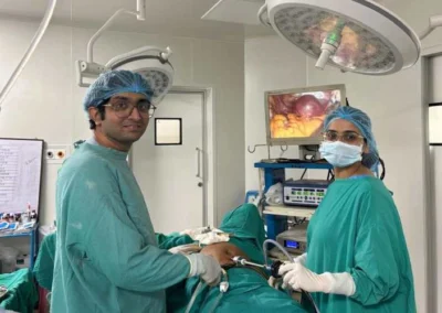 Dr Pallab Roy With a Happy Patient