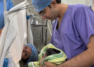 Dr Pallab Roy With a Happy Patient