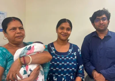 Dr Pallab Roy With a Happy Patient