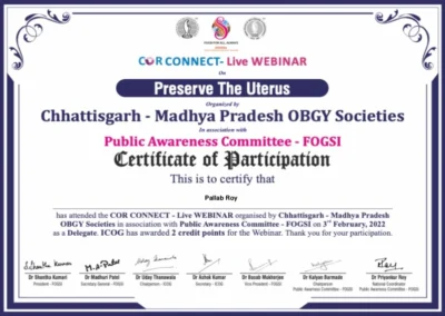 2022 Certificate 1